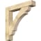 Ekena Millwork Olympic Block Rough Sawn Bracket w/ Offset Brace, Douglas Fir, 8"W x 44"D x 44"H BKT0806X44X44OLY05RDF - alternate 1